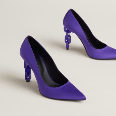 Purple - Mirage - Hermès women's shoes & leather footwear | Hermès USA